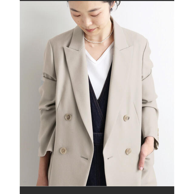 IENA(イエナ)のIENA ダブルブレストジャケット レディースのジャケット/アウター(テーラードジャケット)の商品写真