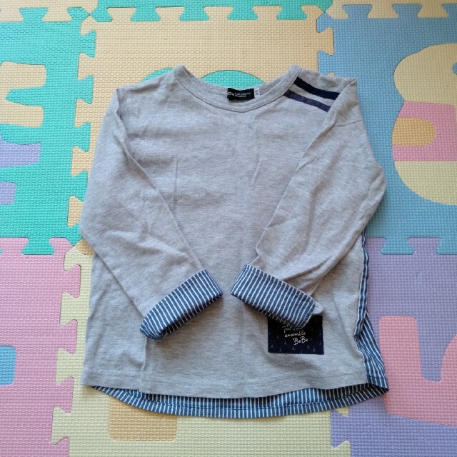 BeBe(ベベ)のBeBe 長袖シャツ　110 キッズ/ベビー/マタニティのキッズ服男の子用(90cm~)(Tシャツ/カットソー)の商品写真