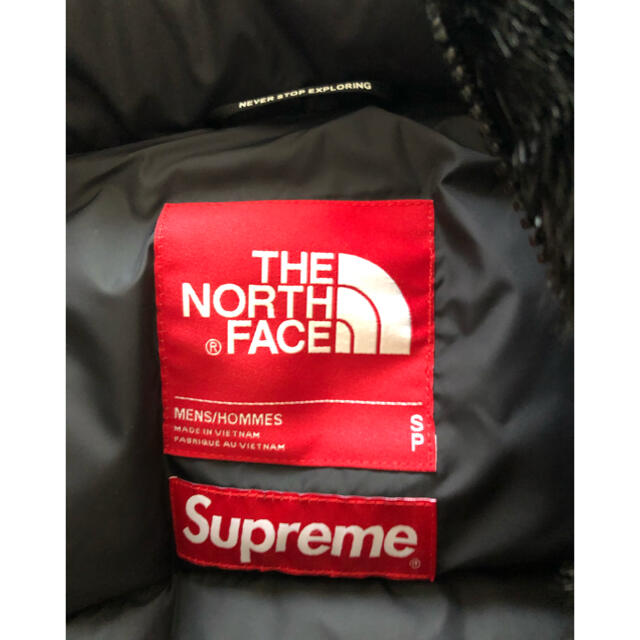 supreme the north face fur nuptse S