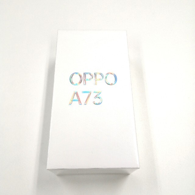 スマートフォン/携帯電話OPPO A73　ネービーブルー　新品未開封