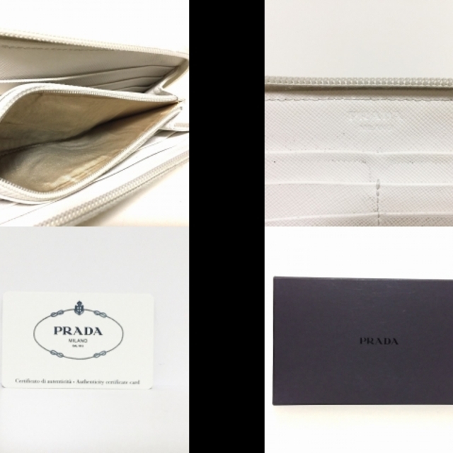 PRADA - PRADA(プラダ) 長財布 - M506A 白 レザーの通販 by PRADA - PRADA(プラダ) 長財布 - M506A 白 レザーの通販 by
