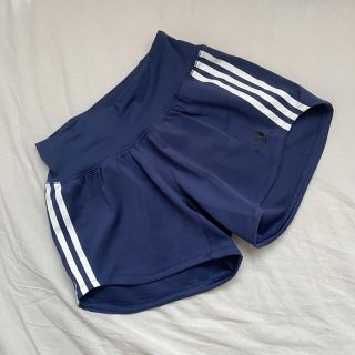 アディダス(adidas)の【新品】アディダス　3ストライプス ジム ショーツ（インディゴブルー）(ショートパンツ)