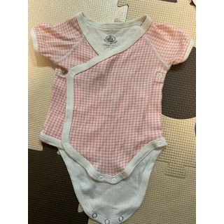 プチバトー(PETIT BATEAU)のプチバトー　肌着　半袖　54㎝(肌着/下着)