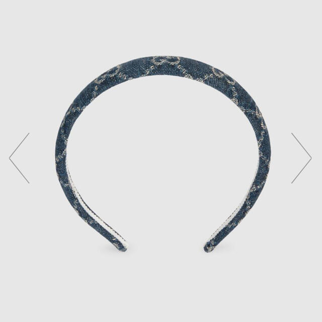 グッチ ウォッシュドデニムヘアバンド グッチ ウォッシュドデニムヘアバンド