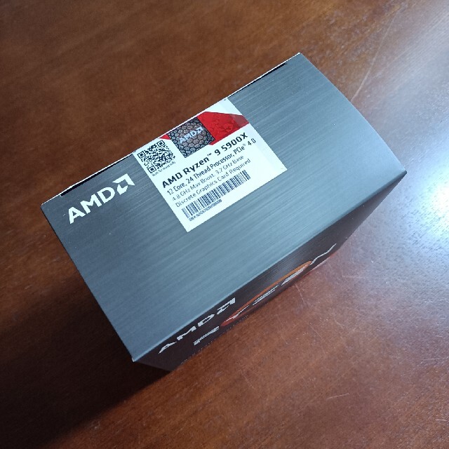 AMD Ryzen 9 5900X W/O Cooler　国内正規品　新品未開封