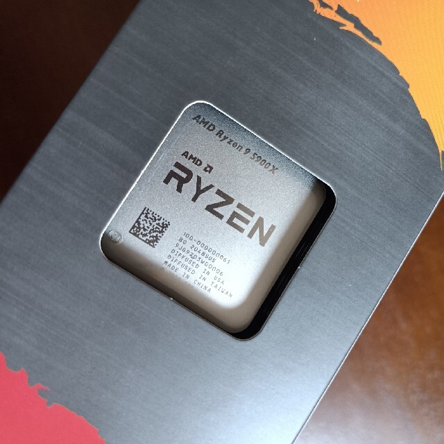 新品国内正規品　Ryzen 9 5900X W/O Cooler AMD