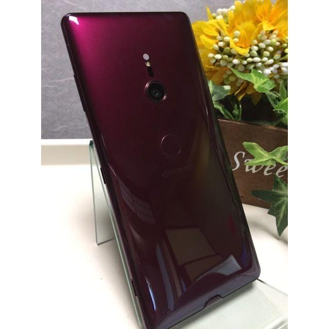 美品 SIMロック解除済 Xperia XZ3 SO-01L ボルドーレッド | www