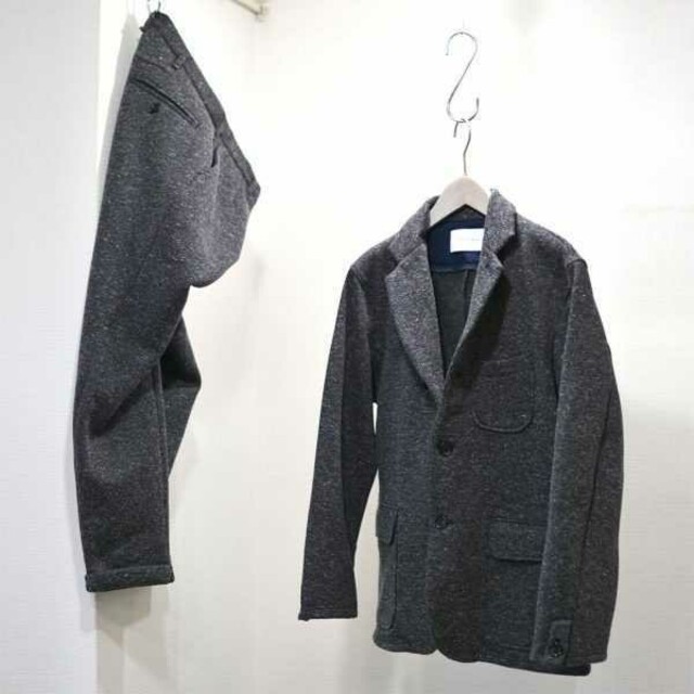 CURLY 18AW セットアップ BLEECKER HB ヘリンボンウール