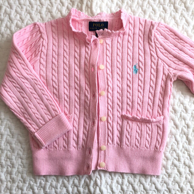 POLO RALPH LAUREN(ポロラルフローレン)のPOLO RALPH LAUREN カーディガン　3T キッズ/ベビー/マタニティのキッズ服女の子用(90cm~)(カーディガン)の商品写真