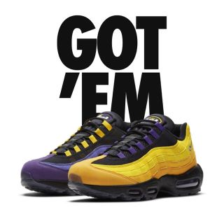 ナイキ(NIKE)のNIKE AIR MAX 95 NRG LEBRON LAKERS 24.0cm(スニーカー)