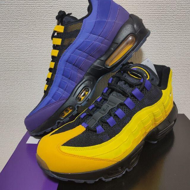 メンズ【27.0ｃｍ】NIKE レブロン エアマックス95 Home Team