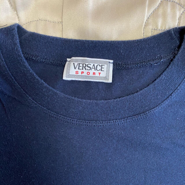 VERSACE(ヴェルサーチ)のベルサーチスポーツ　Tシャツ　ネイビー レディースのトップス(Tシャツ(半袖/袖なし))の商品写真