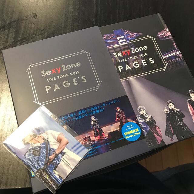 SexyZone　2019 PAGES（初回限定盤Blu-ray) エンタメ/ホビーのDVD/ブルーレイ(ミュージック)の商品写真