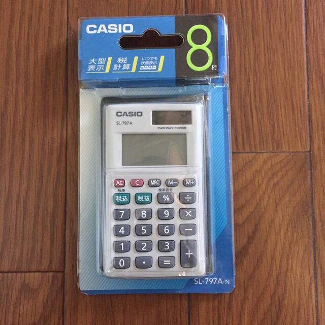 CASIO(カシオ)のカシオ　CASIO カード型電卓 SL-797A-N インテリア/住まい/日用品のオフィス用品(OA機器)の商品写真