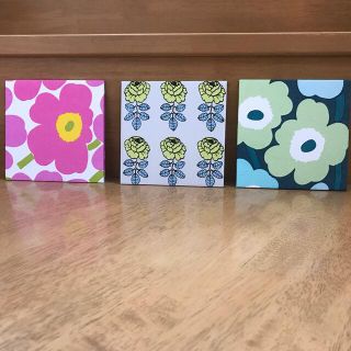 マリメッコ(marimekko)の【ルイボスティー様専用】インテリアパネル☆マリメッコ☆ハンドメイド(その他)