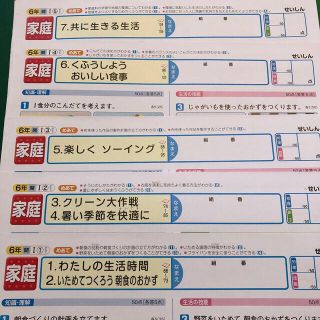 小学校 家庭科 テスト プリント 6年生 小6の通販 ラクマ