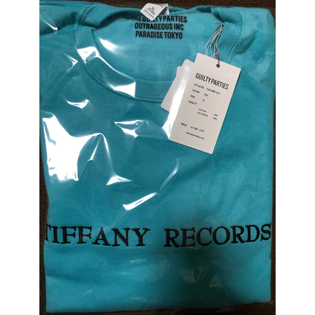 WACKO MARIA TIFFANY RECORDS スウェットＸＬ 【最安値挑戦】 15300円