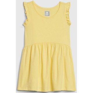 ギャップキッズ(GAP Kids)の新品 写真3枚掲載 ギャップベビー フリルチュニックワンピース(ワンピース)