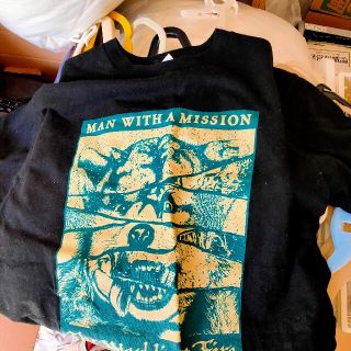 マンウィズアミッション(MAN WITH A MISSION)のマンウィズTシャツ Lサイズ (Tシャツ/カットソー(半袖/袖なし))