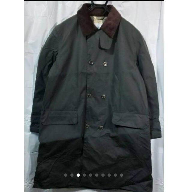 Barbour(バーブァー)の未使用 タグ付き Barbour BEAMS別注 ダブルブレストコート メンズのジャケット/アウター(トレンチコート)の商品写真