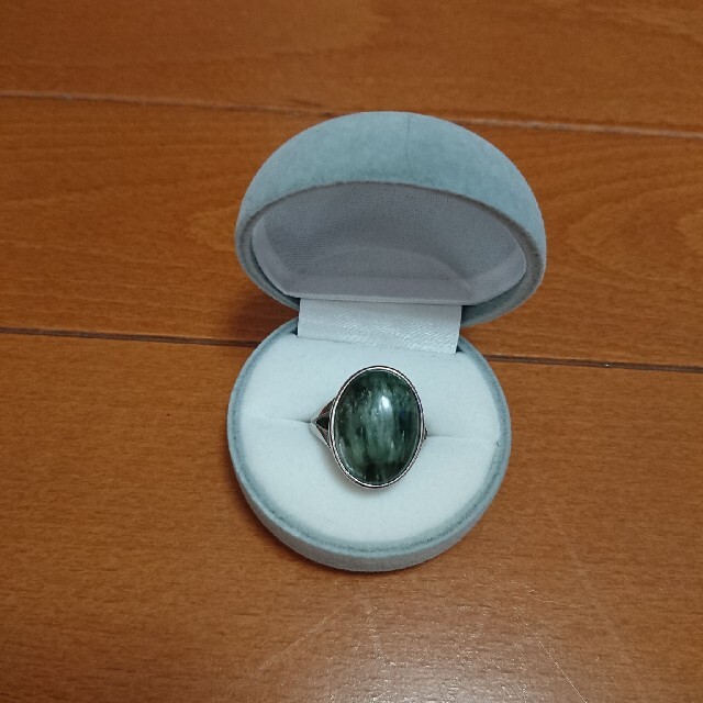 美品！天然石セラフィナイトのsilver925リング リング(指輪)