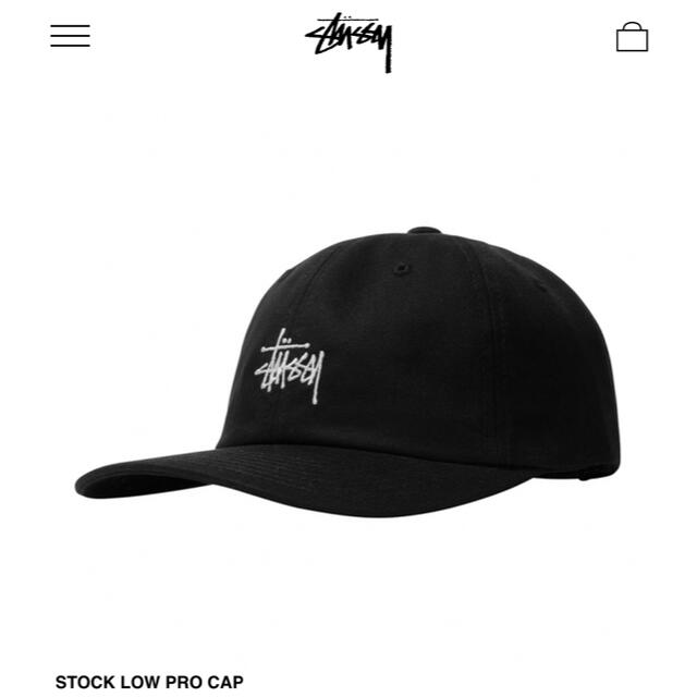 stussy stock low pro cap 