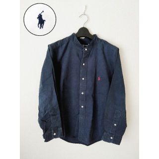 ラルフローレン(Ralph Lauren)の送料込み！ラルフローレンUSEDシンプルスタンドカラーデニムシャツ(シャツ)