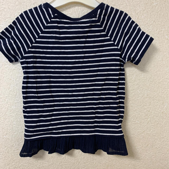 babyGAP(ベビーギャップ)のbaby Gap ボーダーTシャツ キッズ/ベビー/マタニティのキッズ服女の子用(90cm~)(Tシャツ/カットソー)の商品写真