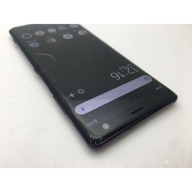 SIMフリー上美品au Xperia XZ3 SOV39 レッド 424