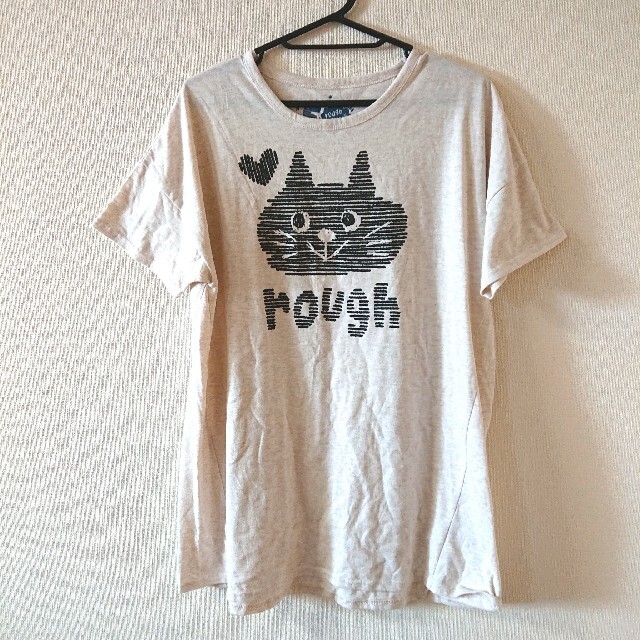 rough(ラフ)のrough ネコ イラスト Tシャツ レディースのトップス(Tシャツ(半袖/袖なし))の商品写真