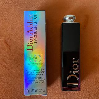 ディオール(Dior)のディオール アディクト ラッカー スティック 857 ハリウッド レッド(口紅)