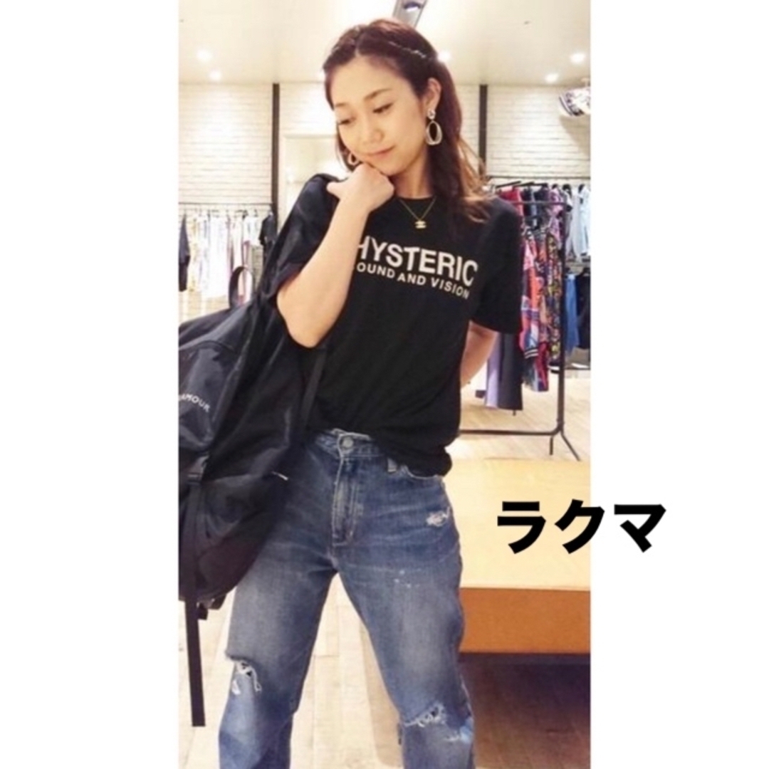 HYSTERIC GLAMOUR(ヒステリックグラマー)のHYSTERIC GLAMOUR ロゴ ヒステリックグラマー Tシャツ レディースのトップス(Tシャツ(半袖/袖なし))の商品写真