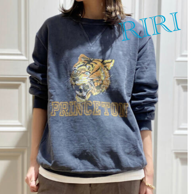 DEUXIEME CLASSE(ドゥーズィエムクラス)のREMI RELIEF レミ リリーフ  TIGER CREW SWEAT  レディースのトップス(トレーナー/スウェット)の商品写真