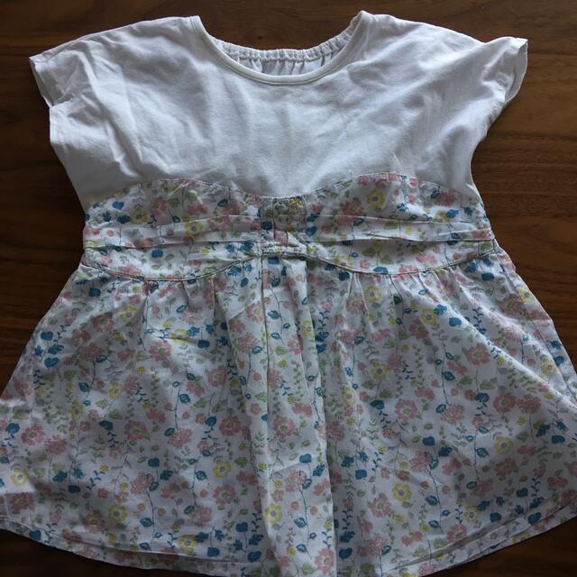 キムラタン(キムラタン)のリリーアイボリー　トップス　130 キムラタン  キッズ/ベビー/マタニティのキッズ服女の子用(90cm~)(Tシャツ/カットソー)の商品写真