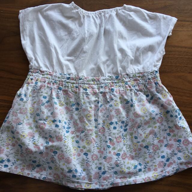 キムラタン(キムラタン)のリリーアイボリー　トップス　130 キムラタン  キッズ/ベビー/マタニティのキッズ服女の子用(90cm~)(Tシャツ/カットソー)の商品写真