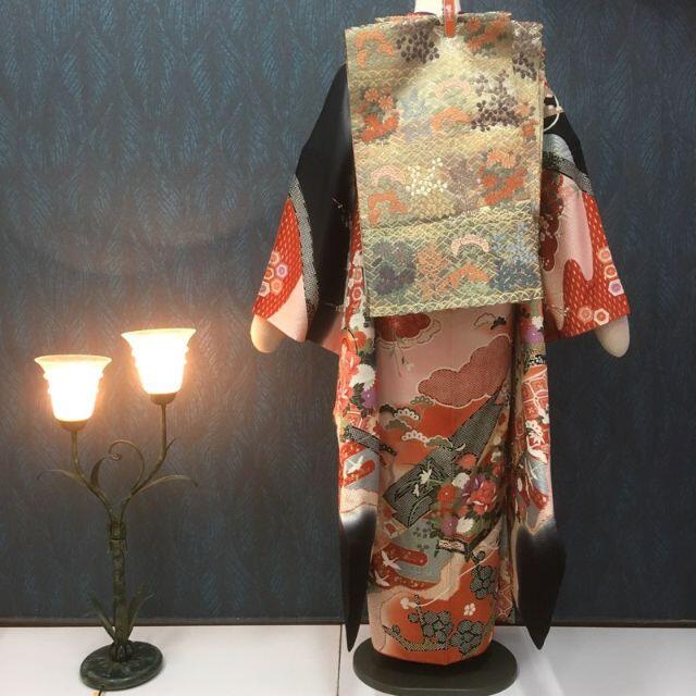 パトラさま専用 振袖フルセット(92)★古典柄 京友禅 草履バッグセット 2
