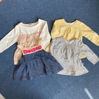 ネクスト(NEXT)の70cm女の子トップス、レギンス５枚セット(Ｔシャツ)