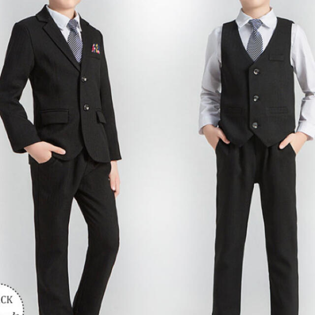 男の子 スーツ 卒業式  4点セット  170cm キッズ/ベビー/マタニティのキッズ服男の子用(90cm~)(ドレス/フォーマル)の商品写真