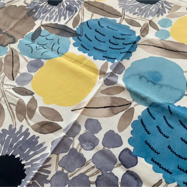 marimekko(マリメッコ)の新品★marimekko はぎれ　生地　シトルーナプー　水色　水色　 30×72 ハンドメイドの素材/材料(生地/糸)の商品写真