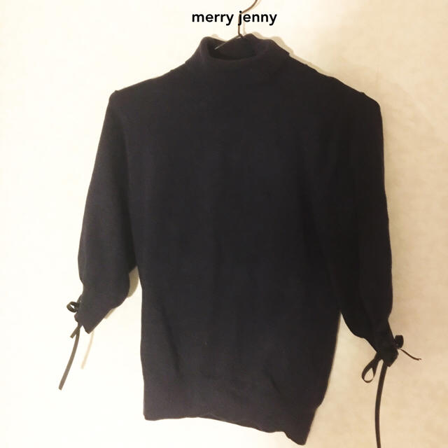 merry jenny(メリージェニー)のmerryjenny レースアップニット レディースのトップス(ニット/セーター)の商品写真