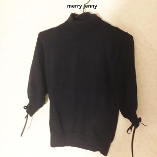 メリージェニー(merry jenny)のmerryjenny レースアップニット(ニット/セーター)