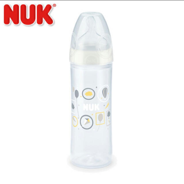 《未使用》NUK ヌーク 0-6ヶ月 哺乳瓶 250ml ニップル M キッズ/ベビー/マタニティの授乳/お食事用品(哺乳ビン)の商品写真