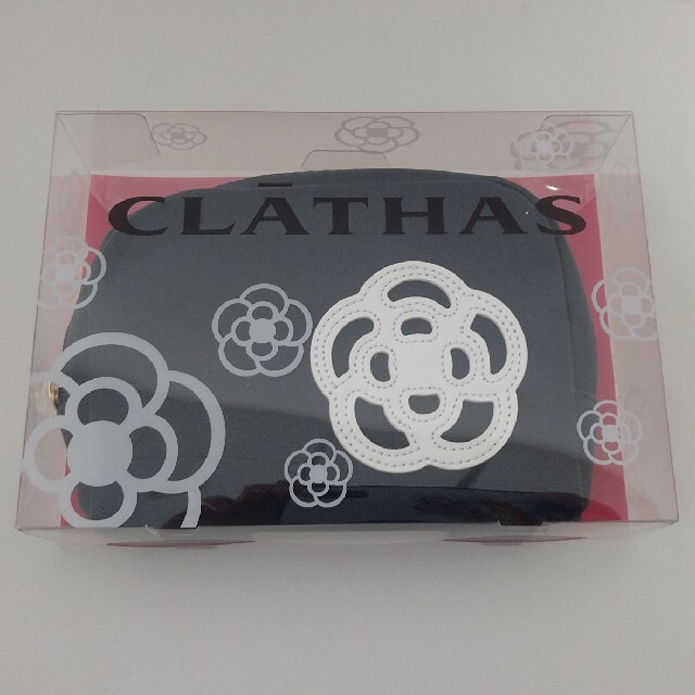 CLATHAS(クレイサス)のCLATHAS　クレイサス　ポーチ　花 レディースのファッション小物(ポーチ)の商品写真