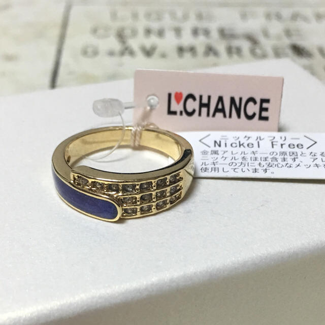 L.CHANCE(エルチャンス)の激安！L.CHANCE★タグ付き新品未使用バイカラーリング10号 レディースのアクセサリー(リング(指輪))の商品写真