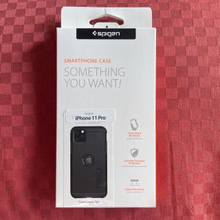 シュピゲン(Spigen)のspigenシュピゲンタフアーマーiPhone11Pro用ケースブラック黒(iPhoneケース)