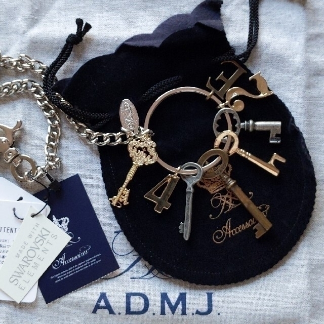 A.D.M.J. - ADMJ スワロフスキーエレメンツ キーチャームの通販 by ...