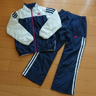 アディダス(adidas)のadidas ウインドブレーカー 上下セット 120cm(ジャケット/上着)