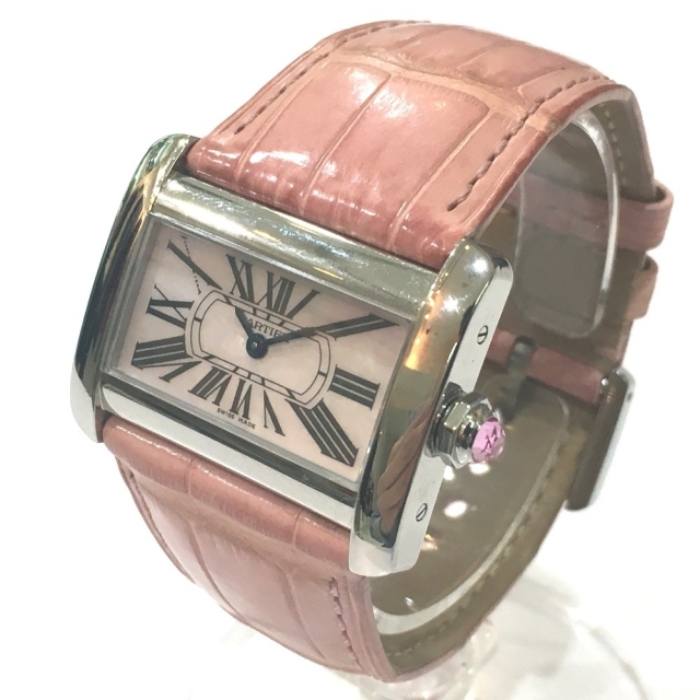 Cartier 腕時計 SS レディースの通販 by ブランドショップ リファレンス神戸｜カルティエならラクマ - カルティエ W6301455 ミニ タンクディヴァン 最安値通販
