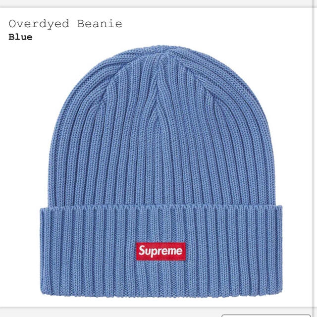 Supreme(シュプリーム)のSupreme Overdyed Beanie "Blue" メンズの帽子(ニット帽/ビーニー)の商品写真