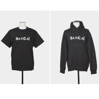 サカイ(sacai)のSacai A.P.C. Hoodie&T set（BLACK·Size-XS）(その他)